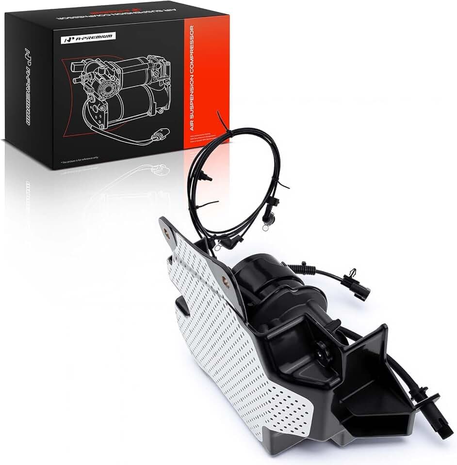 A-Premium Air Suspension Compressor Pump Compatible with Buick, Cadillac