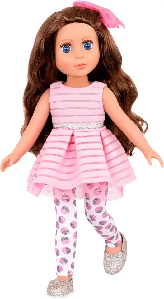 Glitter Girls Modepuppe Bluebell, beweglich, rosa Outfit, 36 cm