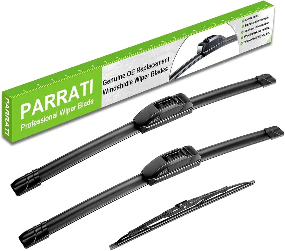 PARRATI® Windshield Wiper Blades for Chevy Trailblazer 2002-2006, 3 Pack