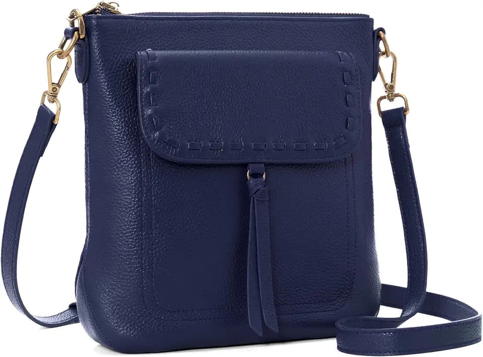 befen Genuine Leather Crossbody Bags for Women, Anti Theft Shoulder Purse