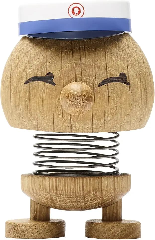 Hoptimist Bimble Bestandene Prüfung Geschenk, Graduation Deko zum Abi, Glücksbringer Prüfung oder Süßes Abitur Geschenk, 4,5 x 5,9 x 7,3 cm, Small, Oak
