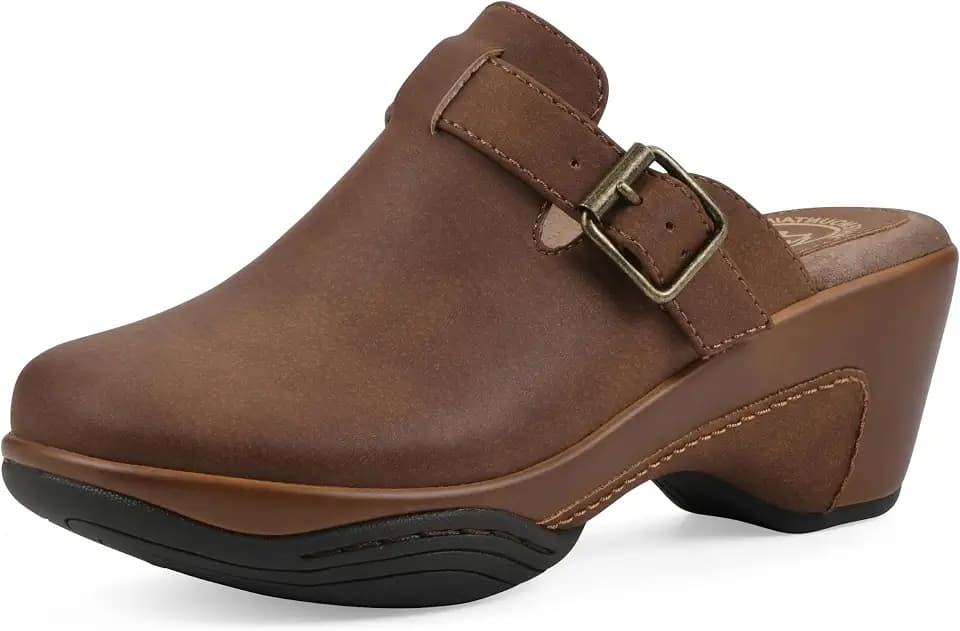 White Mountain Women's Viewed Heeled Clog