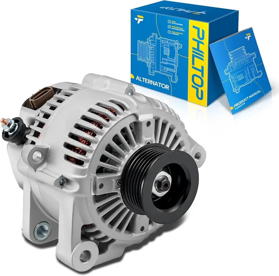PHILTOP 13956N Alternator Compatible with Toyota,Lexus;2002-2003 Camry 3.0L,ES300,100 Amp 100 Amp Replace for MPA13956,19134473,270600A070,2706020230,13956,2706020200,139568
