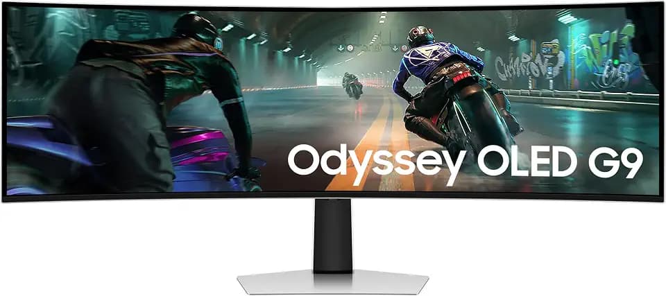 Samsung G91SD Monitor PC 124,5 cm [49] 5120 x 1440 Pixel Dual QHD OLED Argento (Samsung Odyssey OLED G9 S49DG912SU sk??�)