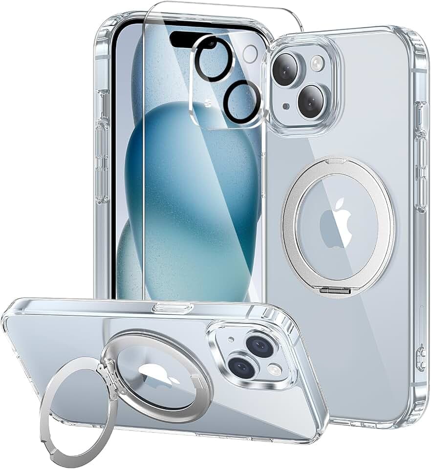 toushion 3 in 1 for iPhone 15 Plus Case Stand