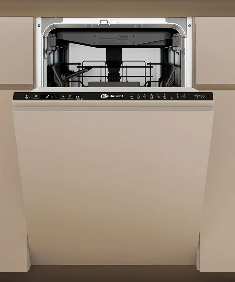 Bauknecht BK6IC11BS7LA0 Vollintegrierbarer Geschirrspüler (45 cm)/ ActiveDry/Sensorprogramm/PowerClean/Besteckschublade/Hygiene-Programm/Vollwasserschutz/Light on floor/Startzeitvorwahl