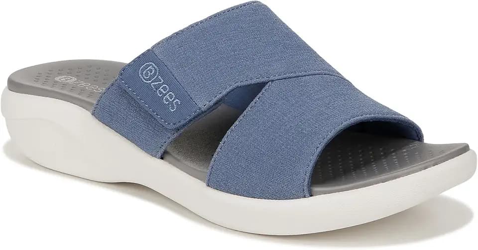 BZees Carefree Wedge Sandals