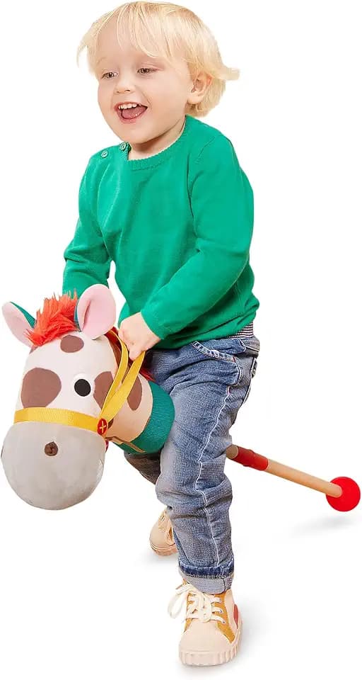 Battat Pony Pal Classic, Plush Stick Horse with Sounds