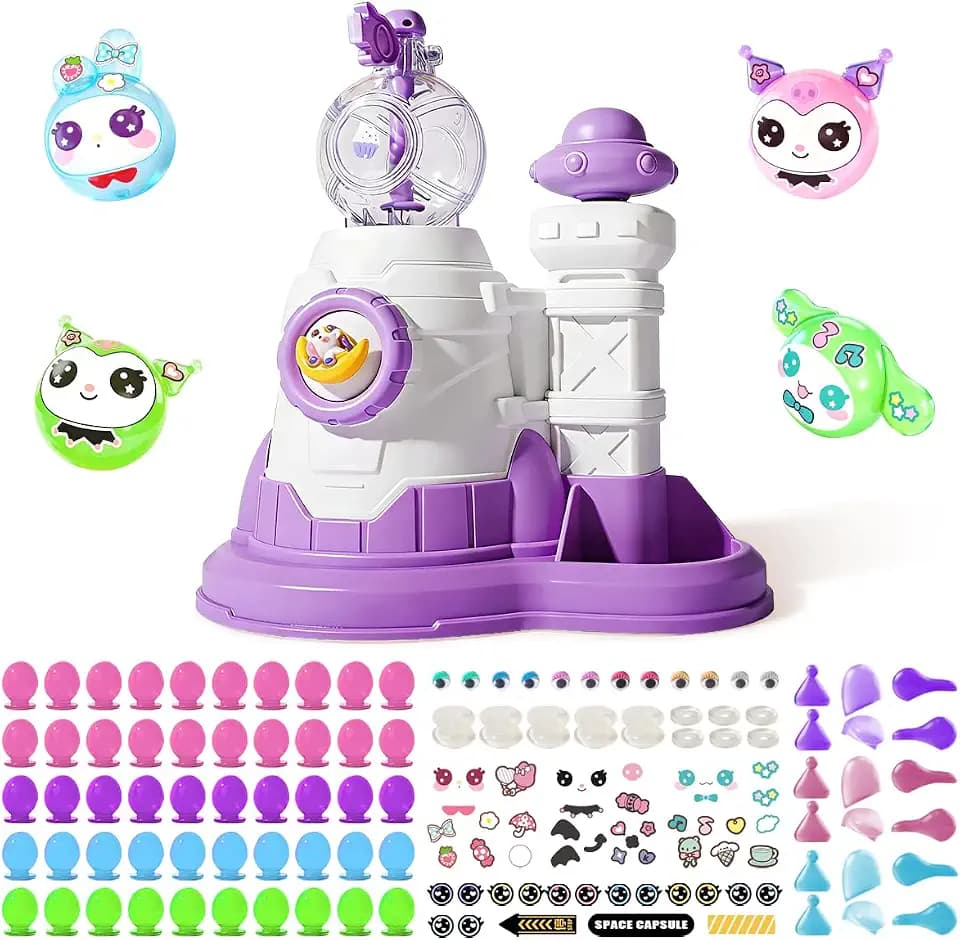 DIY Sticky Balloon Craft Kit for Kids, Animal Balloons Kit with Pump