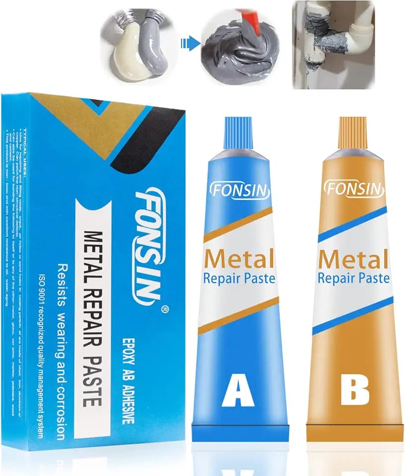 Flüssigmetall Hitzebeständig, Metallkleb, Reparieren Gussfehler Verwendet