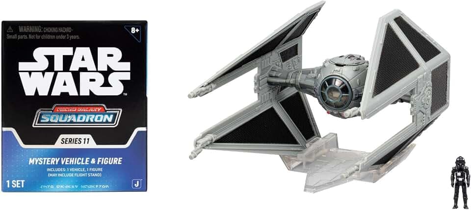Star Wars™ Micro Galaxy Squadron TIE Interceptor (Armada Edition) Mystery Bundle - 3-Inch and 2.5-Inch Vehicles with Accessories (Amazon Exclusive)