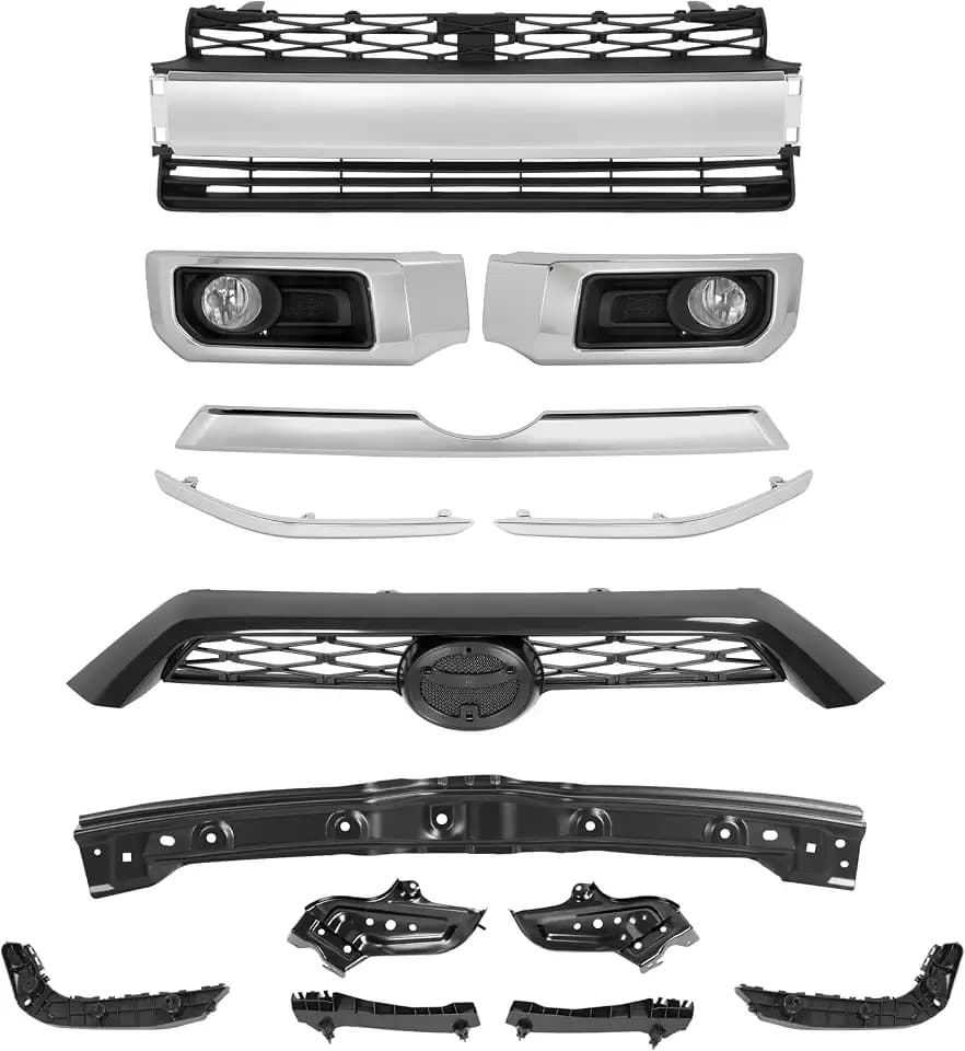 ALMULOO Front Bumper & Grille Combo Kit for 2014-2020 Toyota 4Runner