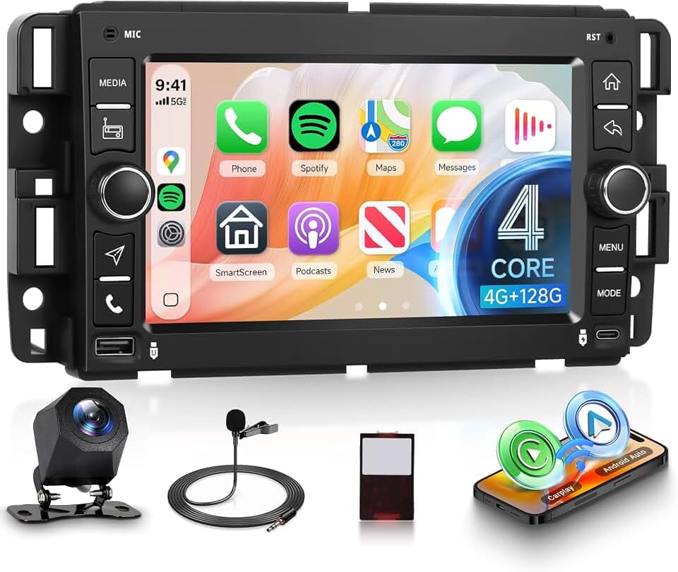4G+128G Android Car Radio for GMC Sierra 2007-2013
