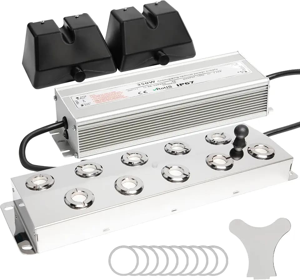 Ultrasonic Mist Fogger Maker 10 Heads, Mist Maker Fogger 7000ml/H