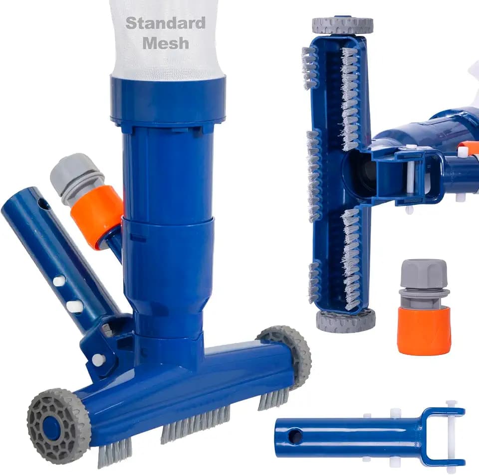 POOLAZA Poolsauger Bodensauger wasserbetrieben für Aufstellpool Spa