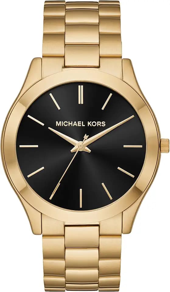 Michael Kors Oversized Slim Runway Men's Watch, Stainless Steel Watch for Men