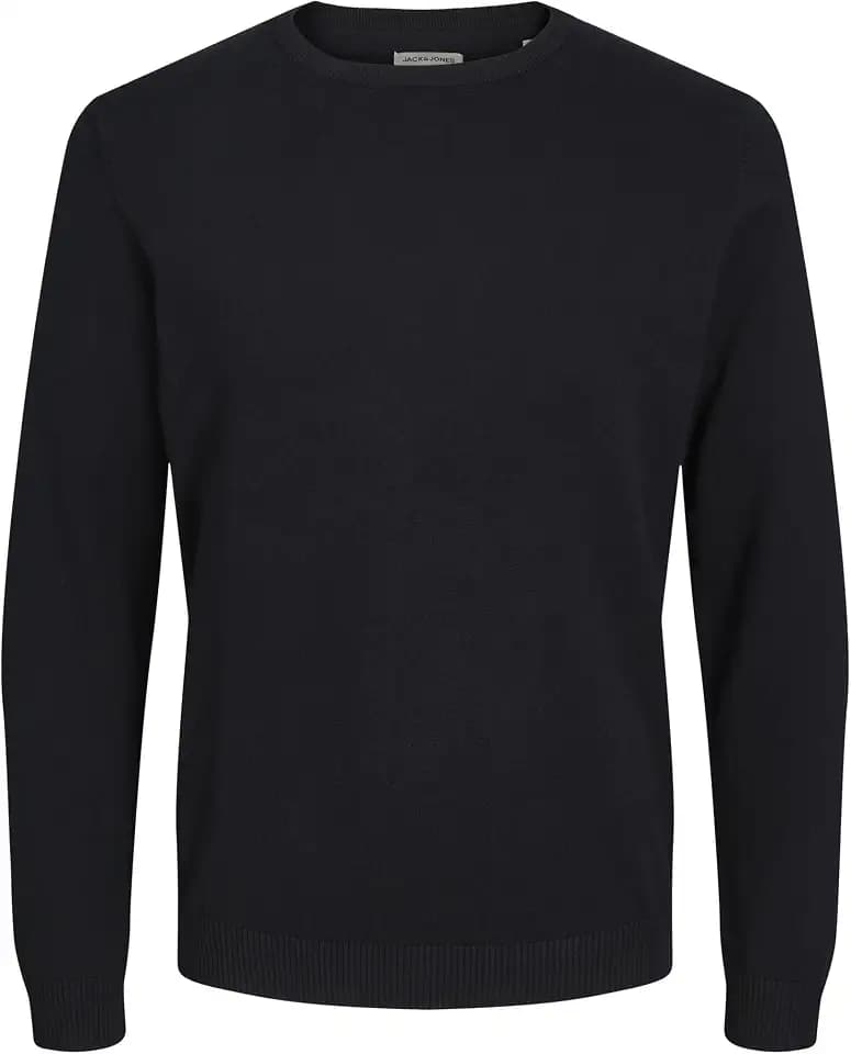 JACK & JONES Male Strickpullover Einfarbig Strickpullover | Knitted Pullover