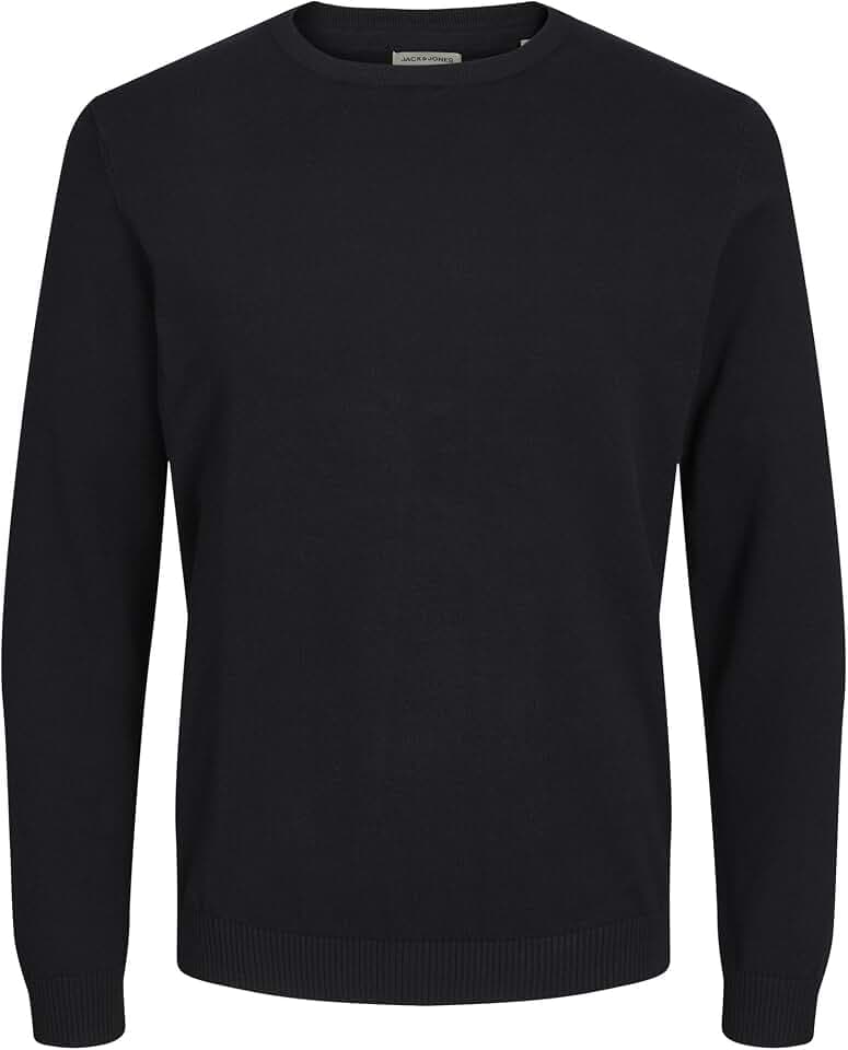 JACK & JONES Male Strickpullover Einfarbig Strickpullover