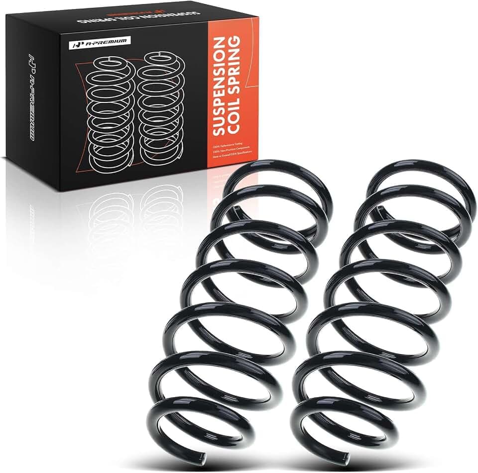 A-Premium 2-Pack Rear Suspension Coil Spring Set Compatible with Honda