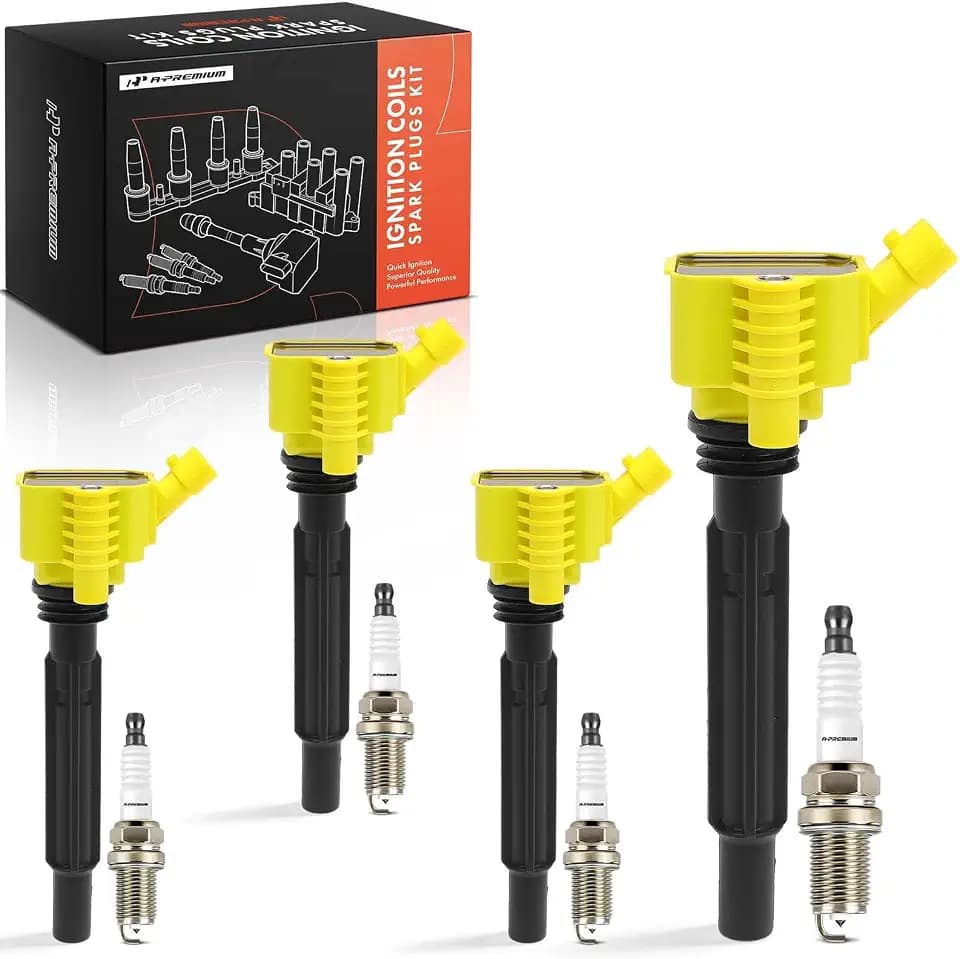 A-Premium Ignition Coil Pack and Iridium Spark Plugs