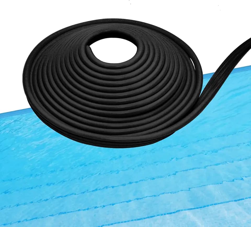 120'ft Pool Liner Lock for In-Ground and Above Ground Pools, Roll Swimming Pool Liner Bead Lock Black