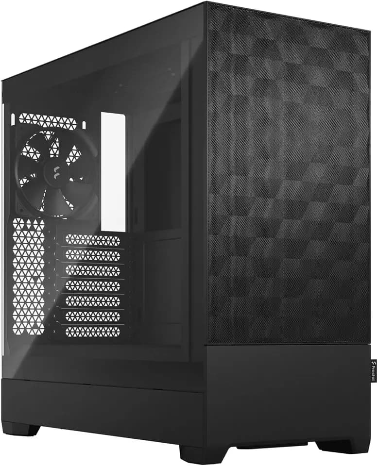 Fractal Design Pop Air Black Tempered Glass Clear Tint