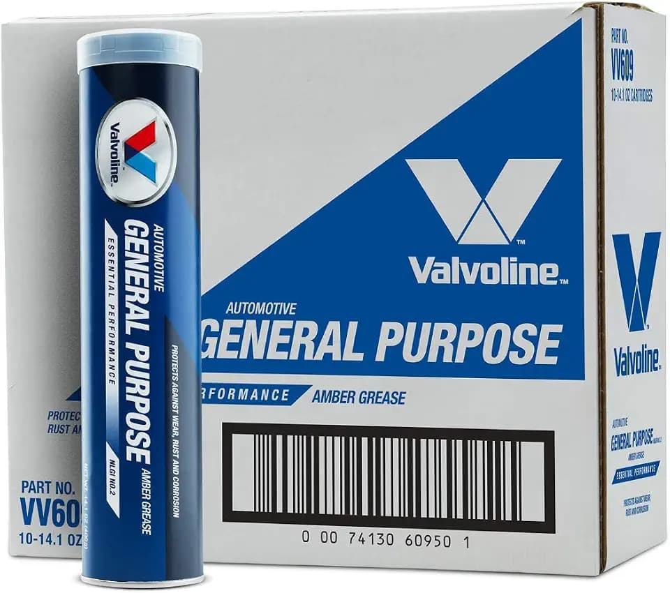 Valvoline General Purpose Amber Grease 14.1 OZ Cartridge, Case of 10