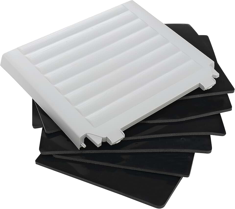 Ferplast Kit di 6 pannelli isolanti per cuccia cani modello DOGVILLA 70, Kit coibentazione cuccia cane casetta per cani, Pannelli isolamento termico, Facile installazione, 62 x 43 x h 8 cm