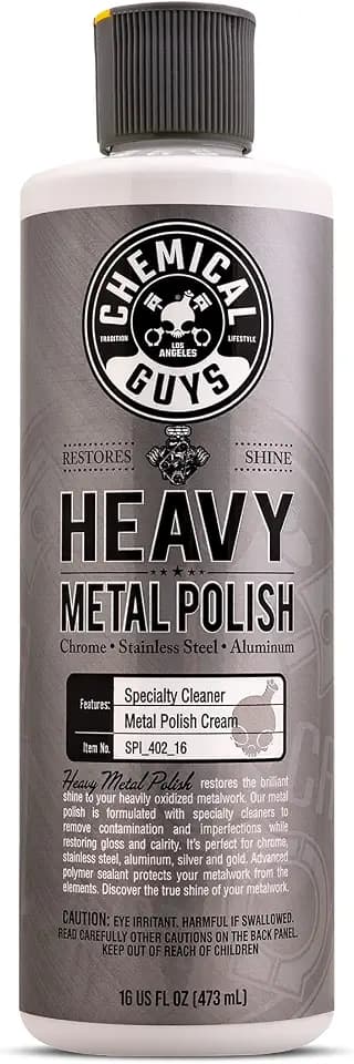 Chemical Guys, Heavy Metal Polish for Chrome, Aluminum & Stainless, 16 oz