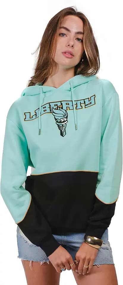 Ultra Game Women's WNBA Official Super Soft Stellar Hoodie Sweatshirt