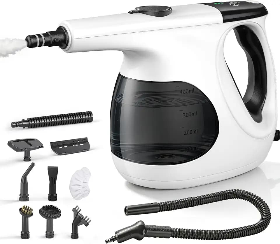 JBER Dampfreiniger Handgerät 1200W für Heim, 3 Sek.Aufheizzeit, 400ML Tank