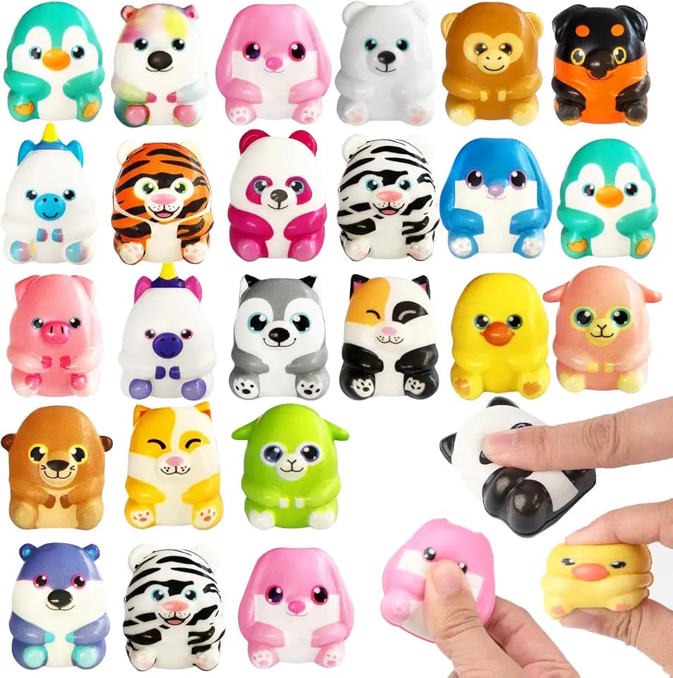 24 Stück Squishies Spielzeug Squishy Stress Spielzeug Squeeze Toy Tier Anti