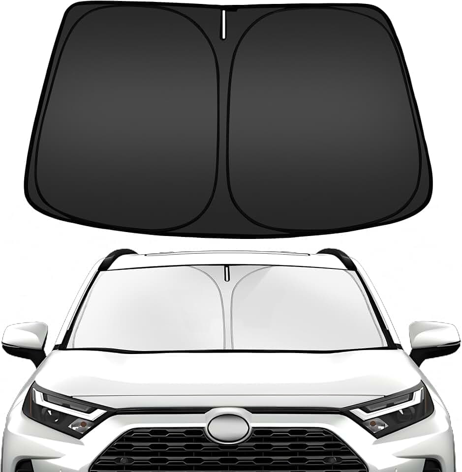 ARISMOTOR Windshield Sun Shade for Toyota RAV4 2019-2026