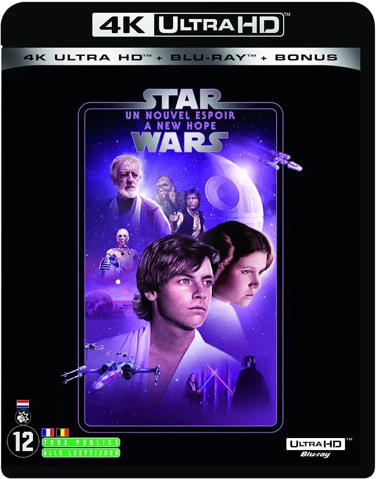 Star wars, épisode IV : un nouvel espoir 4k Ultra-HD [Blu-ray] [FR Import]