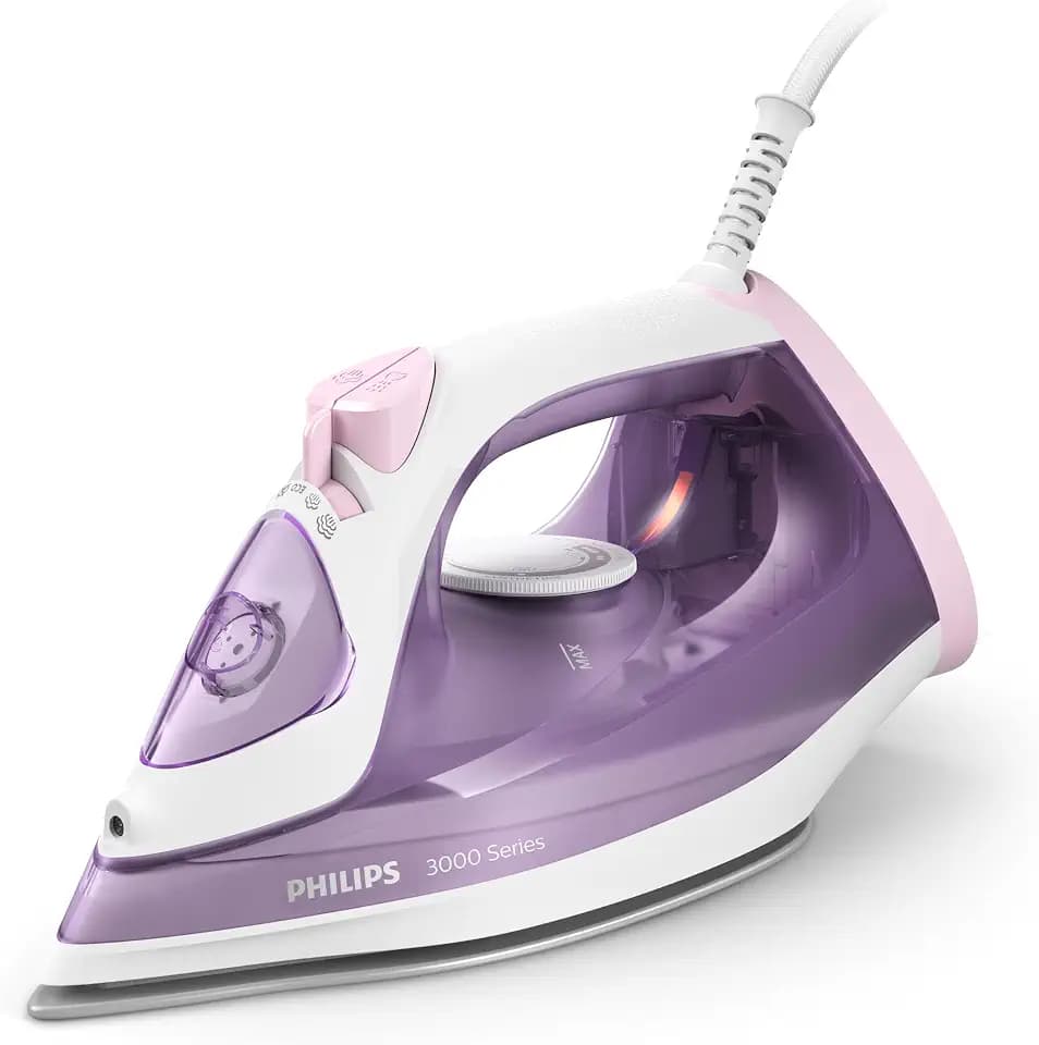 Philips Dampfbügeleisen 3000 Serie, Weiß, 2000 W
