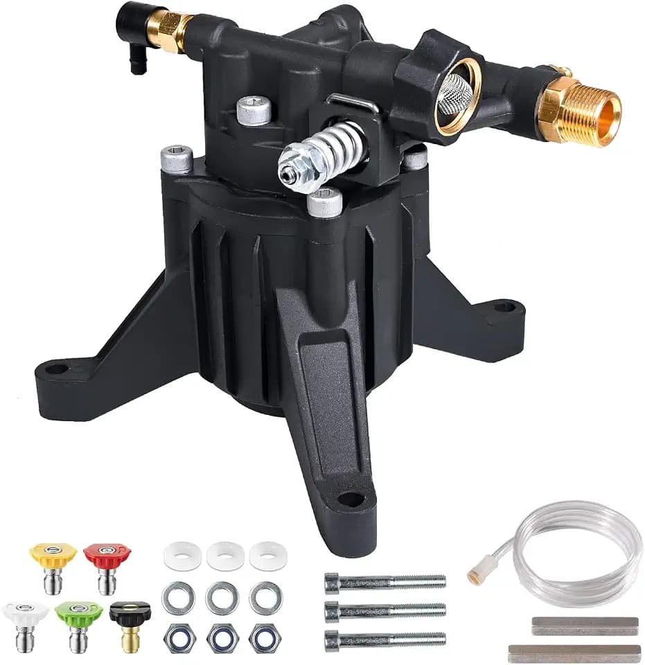 YAMATIC Vertical Pressure Washer Pump Max 3400 PSI 2.6 GPM 7/8" Shaft