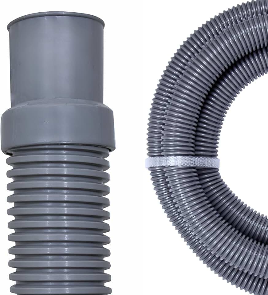 SWIMLINE HYDROTOOLS Pool Pump Filter Connection Hose W/ Cuff | 1.5 Inch X 3 Foot | Heavy-Duty Flexible, Durable & Leakproof | Chemical & UV Resistant | For Above Ground Pools Skimmer Filters & Pumps