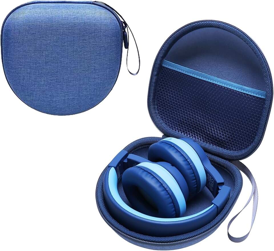 Kids Headphone Case for Acer/iClever/Candy Bila, Blue(Case Only)