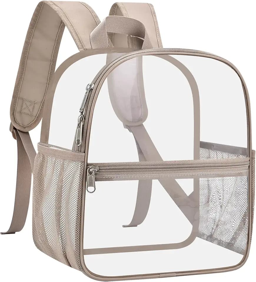 USPECLARE Clear Backpack for Stadium Approved 12×6×12 Transparent Bag