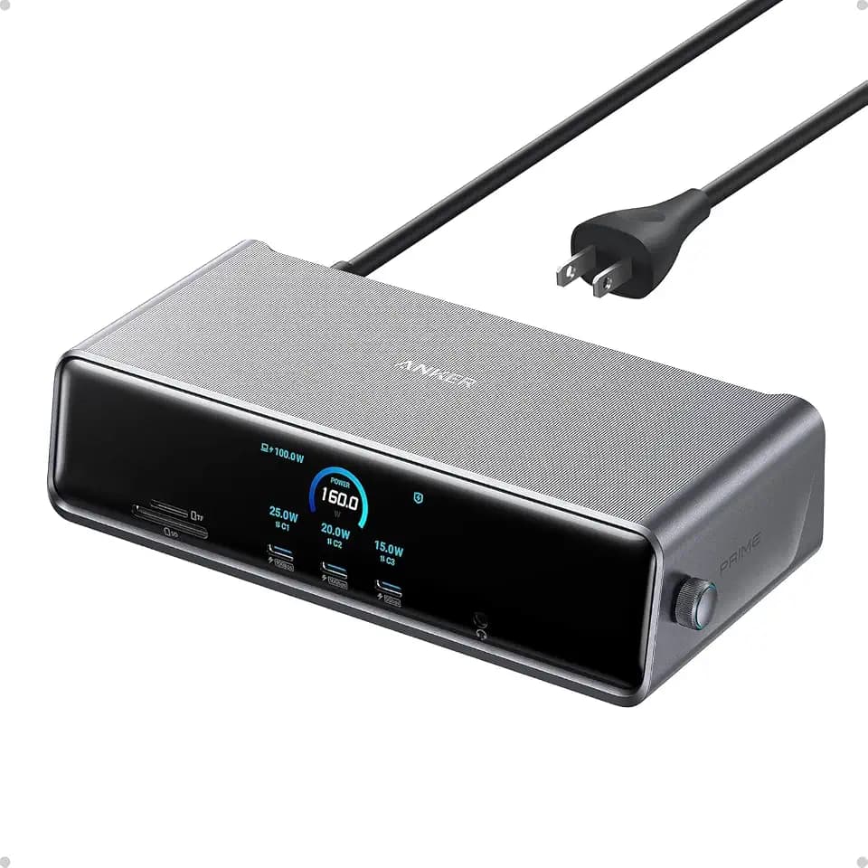 Anker Prime Docking Station (DL7400), 14-in-1 Triple Display, DisplayLink