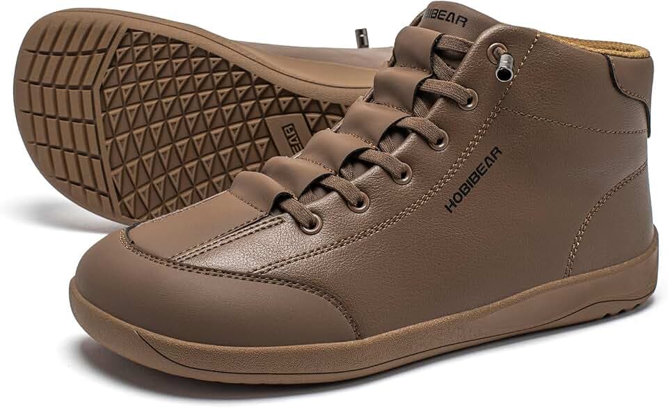 HOBIBEAR Minimalistische Barfußschuhe für Damen und Herren, kein Fallenlassen, weite Breite, wasserdicht, Trailrunning-Sneaker