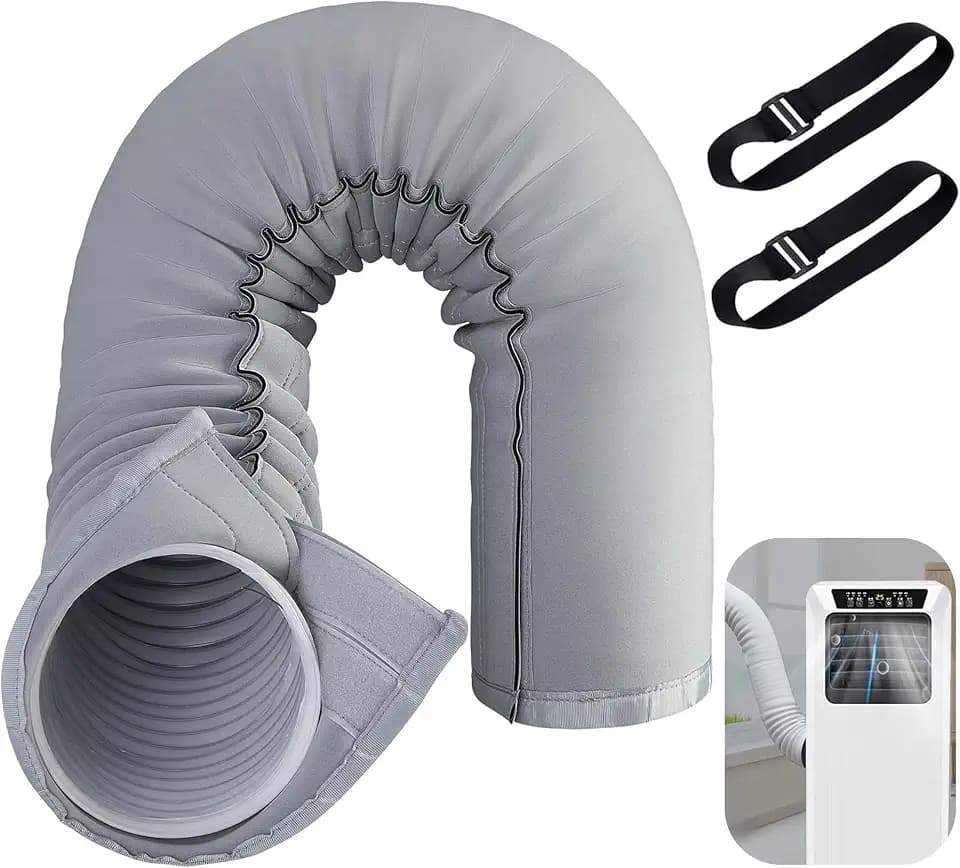 Portable AC Hose Insulation Sleeve, Air Conditioner Exhaust Duct Cover Wrap