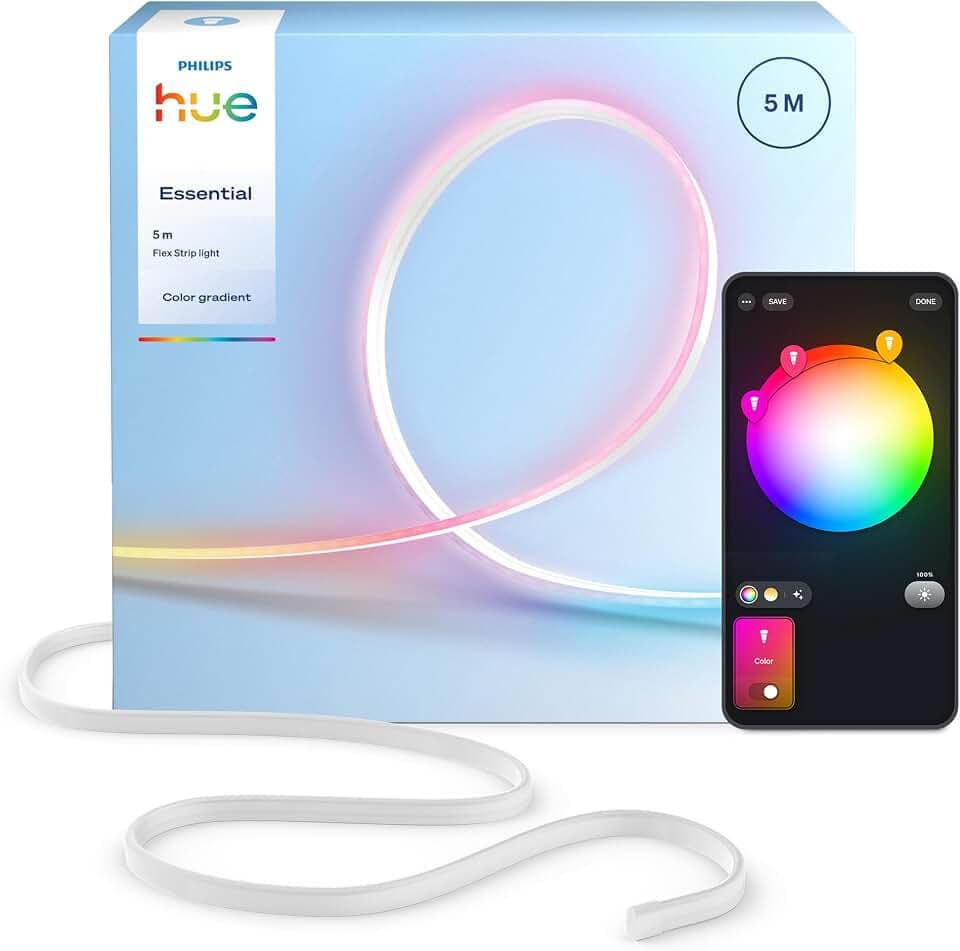 Philips Hue Essential LED Flex Lightstrip, Innenbeleuchtung, 5m