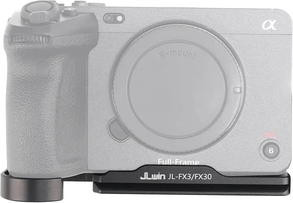 Foto4easy Arca Swiss Tripod Quick Release Plate for Sony FX3 FX30 FX3A Camera,1/4"-20 3/8"-16 Mounts