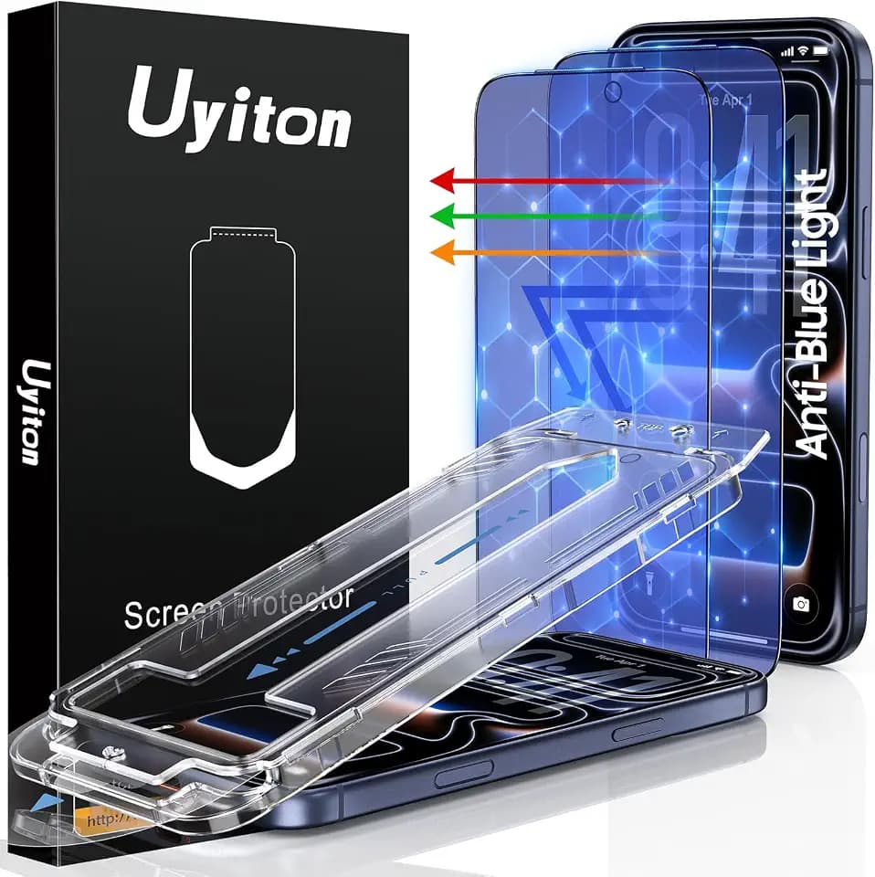 Uyiton Compatible with iPhone 17 Pro Screen Protector (Anti-Blue Light)
