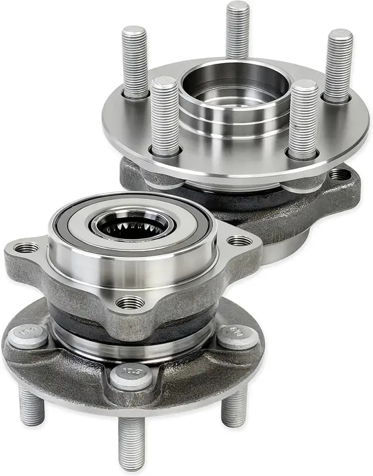 2 Pcs 513303 Front Wheel Bearing Hub Assembly Compatible with Subaru Forester 2009-2014 (NOT Include 2010), Impreza 2008-2009 & 2011-2014, WRX 2013-2014, XV Crosstrek 2014, 5 Lugs