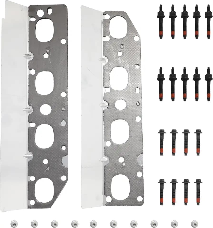 5.7 HEMI Exhaust Manifold Gasket Bolt Stud Nut Set Fit For 09-23 Jeep Ram