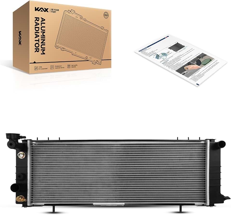 KAX CU1193 Car Engine Radiator, Compatible with 1998-2001 Cherokee, 1991-1997 Cherokee 4.0L, 1991-1992 Comanche 4.0L