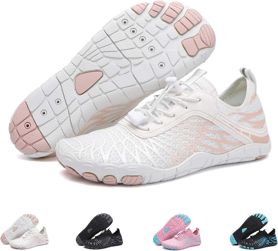 Hiking Barefoot Shoes for Womens Mens, 2026 New Comfortable Healthy&Non-Slip Barefoot Vitality Shoes Women's Minimalist Athletic Footwear, Wide Toe Box Water Shoe for Women Men,Hiking Walking Daily Wear