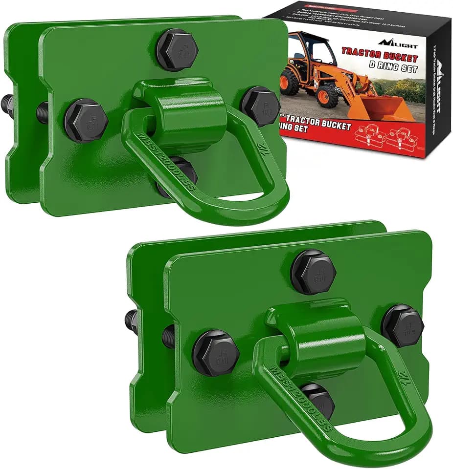 Nilight 1/2" Heavy Duty Trailer D Ring Tie Down Anchors with Backing Plates